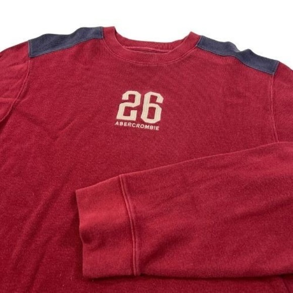 Abercrombie & Fitch Other - Vintage Y2K Abercrombie & Fitch Shirt Mens XL Red Long Sleeve Thermal Grunge